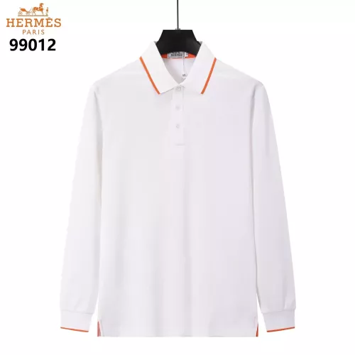 Hermes T-Shirts Long Sleeved For Men #1386251 $40.00 USD, Wholesale Replica Hermes T-Shirts