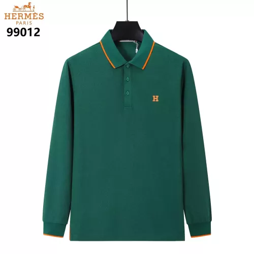 Hermes T-Shirts Long Sleeved For Men #1386252 $40.00 USD, Wholesale Replica Hermes T-Shirts