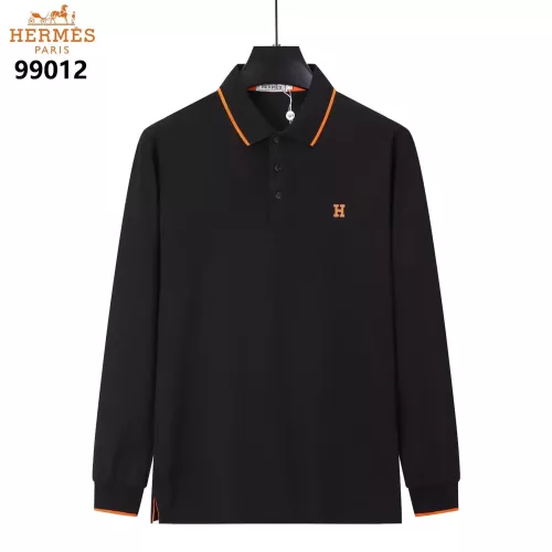 Hermes T-Shirts Long Sleeved For Men #1386254 $40.00 USD, Wholesale Replica Hermes T-Shirts