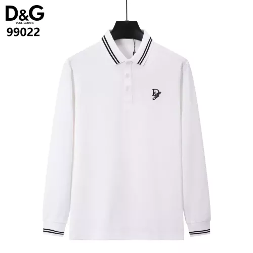 Dolce &amp; Gabbana D&amp;G T-Shirts Long Sleeved For Men #1386255 $40.00 USD, Wholesale Replica Dolce &amp; Gabbana D&amp;G T-Shirts