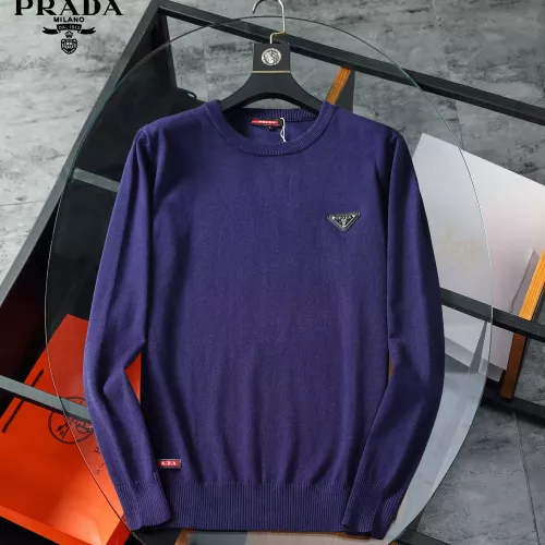 Prada Sweaters Long Sleeved For Men #1386315 $42.00 USD, Wholesale Replica Prada Sweaters