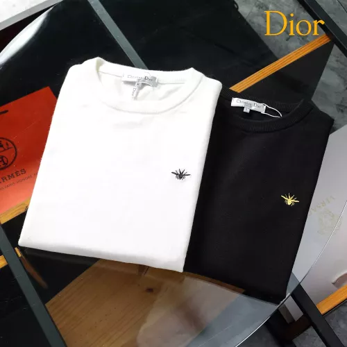 Replica Christian Dior Sweaters Long Sleeved For Men #1386317 $42.00 USD for Wholesale