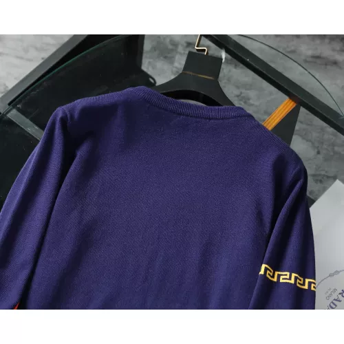 Replica Versace Sweaters Long Sleeved For Men #1386321 $42.00 USD for Wholesale