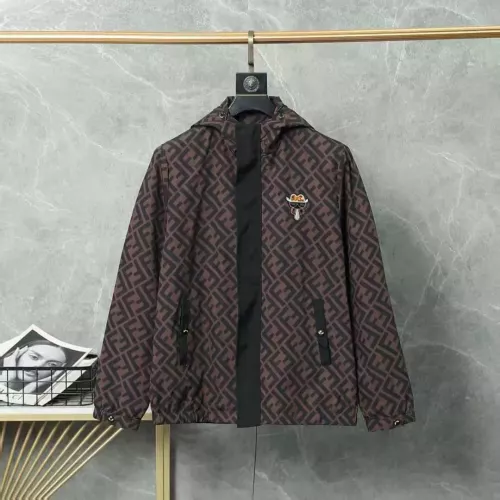 Fendi Jackets Long Sleeved For Men #1386332 $56.00 USD, Wholesale Replica Fendi Jackets