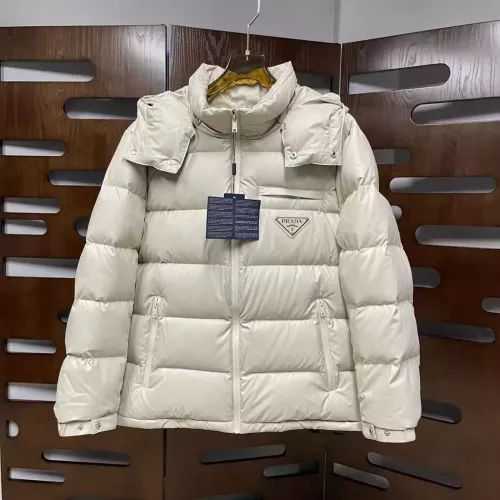Prada Down Feather Coat Long Sleeved For Men #1386358 $145.00 USD, Wholesale Replica Prada Down Feather Coat