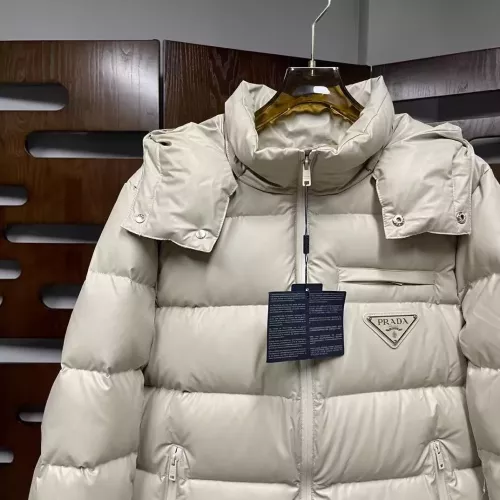 Replica Prada Down Feather Coat Long Sleeved For Men #1386358 $145.00 USD for Wholesale