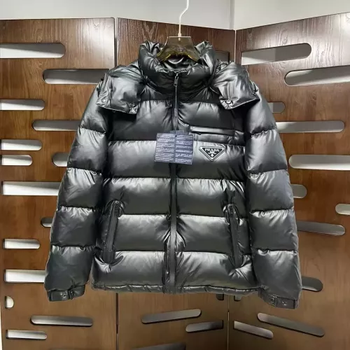 Prada Down Feather Coat Long Sleeved For Men #1386359 $145.00 USD, Wholesale Replica Prada Down Feather Coat
