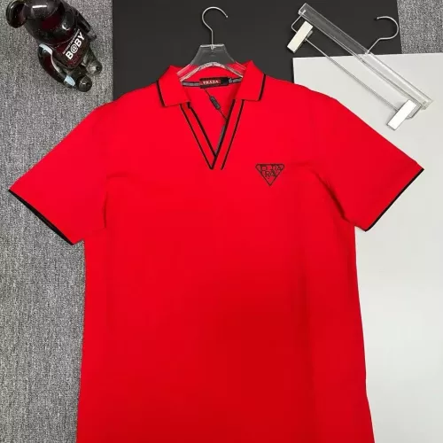 Prada T-Shirts Short Sleeved For Men #1386643 $38.00 USD, Wholesale Replica Prada T-Shirts