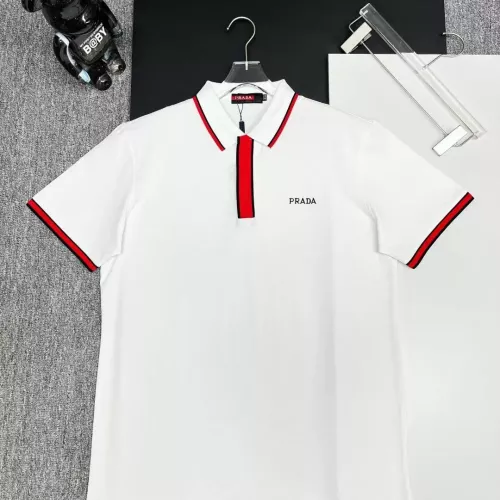 Prada T-Shirts Short Sleeved For Men #1386645 $38.00 USD, Wholesale Replica Prada T-Shirts