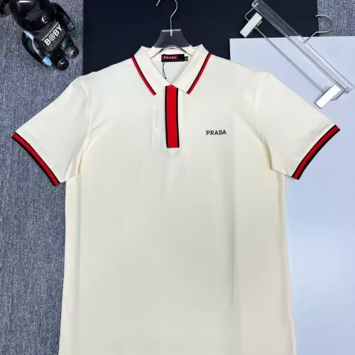 Prada T-Shirts Short Sleeved For Men #1386646 $38.00 USD, Wholesale Replica Prada T-Shirts