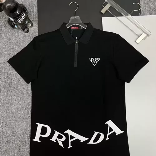 Prada T-Shirts Short Sleeved For Men #1386649 $38.00 USD, Wholesale Replica Prada T-Shirts