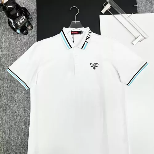 Prada T-Shirts Short Sleeved For Men #1386650 $38.00 USD, Wholesale Replica Prada T-Shirts