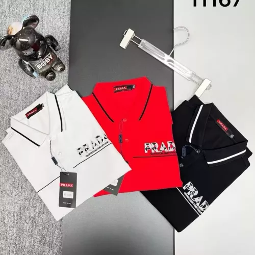 Replica Prada T-Shirts Short Sleeved For Men #1386658 $38.00 USD for Wholesale