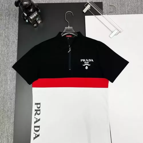 Prada T-Shirts Short Sleeved For Men #1386667 $38.00 USD, Wholesale Replica Prada T-Shirts