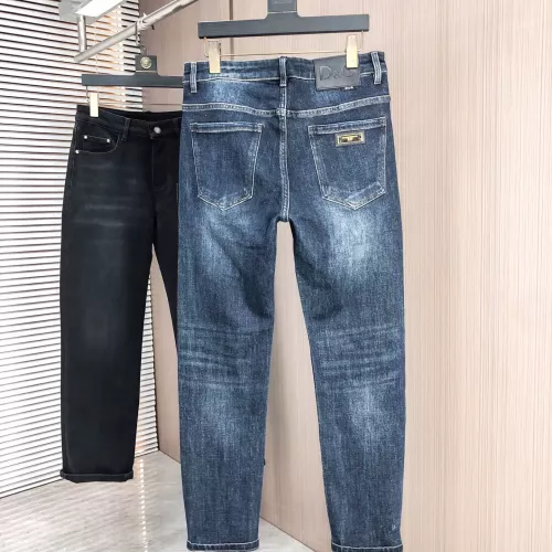 Replica Dolce & Gabbana D&G Jeans For Men #1386846 $80.00 USD for Wholesale