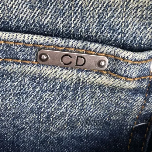 Replica Christian Dior Jeans For Men #1386847 $80.00 USD for Wholesale