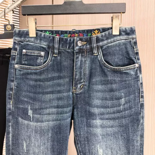 Replica Chrome Hearts Jeans For Men #1386858 $80.00 USD for Wholesale