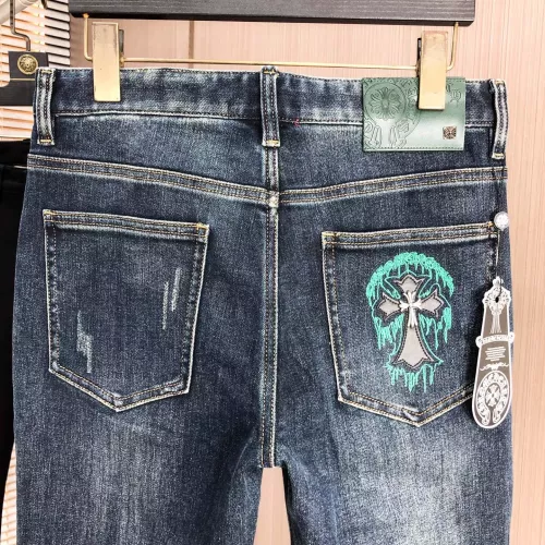 Replica Chrome Hearts Jeans For Men #1386858 $80.00 USD for Wholesale