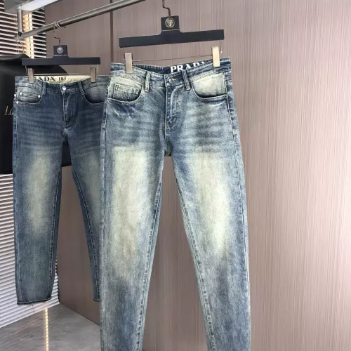 Replica Prada Jeans For Men #1386869 $80.00 USD for Wholesale