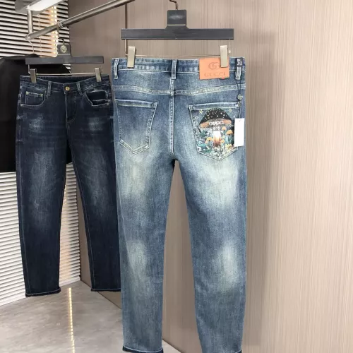 Replica Gucci Jeans For Men #1386904 $80.00 USD for Wholesale