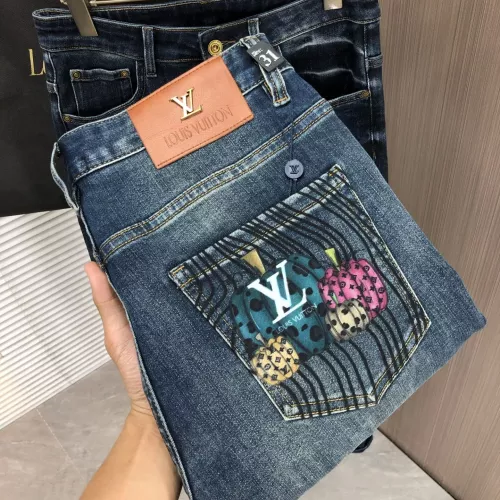 Louis Vuitton LV Jeans For Men #1386934 $80.00 USD, Wholesale Replica Louis Vuitton LV Jeans