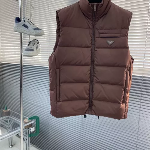 Prada Down Feather Coat Sleeveless For Men #1386947 $155.00 USD, Wholesale Replica Prada Down Feather Coat