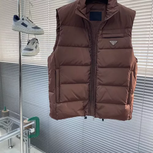Replica Prada Down Feather Coat Sleeveless For Men #1386947 $155.00 USD for Wholesale