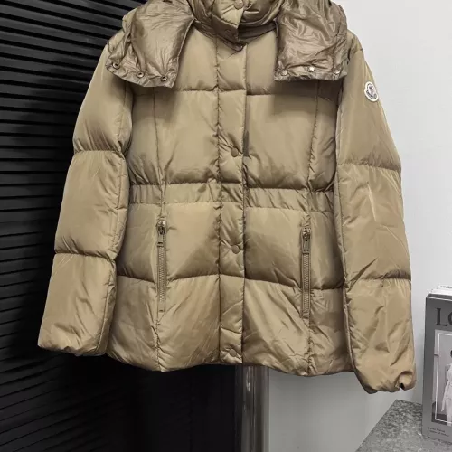Moncler Down Feather Coat Long Sleeved For Women #1386953 $175.00 USD, Wholesale Replica Moncler Down Feather Coat