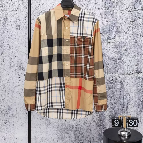 Burberry Shirts Long Sleeved For Men #1387023 $52.00 USD, Wholesale Replica Burberry Shirts