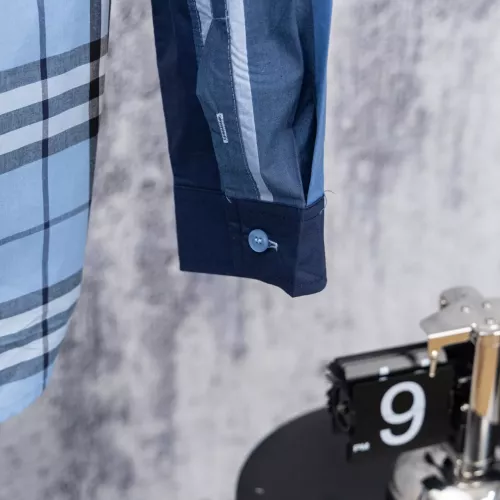 Replica Burberry Shirts Long Sleeved For Men #1387024 $52.00 USD for Wholesale