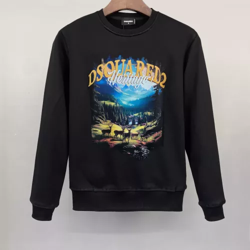 Dsquared Hoodies Long Sleeved For Men #1387237 $42.00 USD, Wholesale Replica Dsquared Hoodies