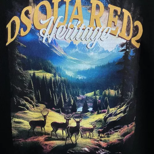 Replica Dsquared Hoodies Long Sleeved For Men #1387237 $42.00 USD for Wholesale