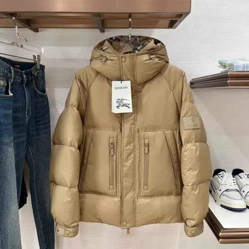 Burberry Down Feather Coat Long Sleeved For Men #1387252 $240.00 USD, Wholesale Replica Burberry Down Feather Coat