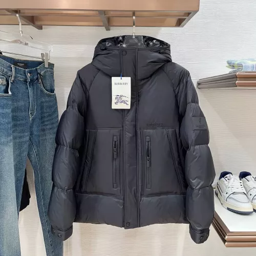 Burberry Down Feather Coat Long Sleeved For Men #1387253 $240.00 USD, Wholesale Replica Burberry Down Feather Coat