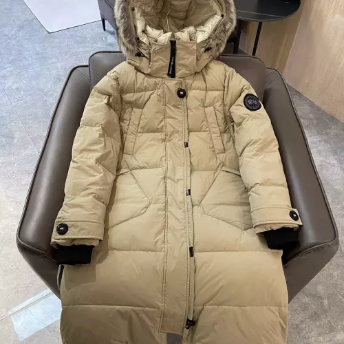 Canada Goose Down Feather Coat Long Sleeved For Women #1387255 $257.85 USD, Wholesale Replica Canada Goose Down Feather Coat