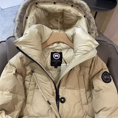 Replica Canada Goose Down Feather Coat Long Sleeved For Women #1387255 $257.85 USD for Wholesale