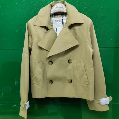 Burberry Trench Coat Long Sleeved For Women #1387266 $162.00 USD, Wholesale Replica Burberry Trench Coat