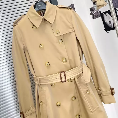 Replica Burberry Trench Coat Long Sleeved For Women #1387267 $162.00 USD for Wholesale