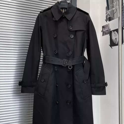 Burberry Trench Coat Long Sleeved For Women #1387274 $162.00 USD, Wholesale Replica Burberry Trench Coat