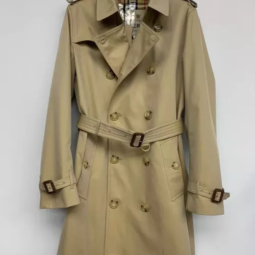 Burberry Trench Coat Long Sleeved For Men #1387279 $185.00 USD, Wholesale Replica Burberry Trench Coat