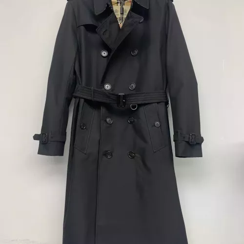Burberry Trench Coat Long Sleeved For Men #1387282 $185.00 USD, Wholesale Replica Burberry Trench Coat