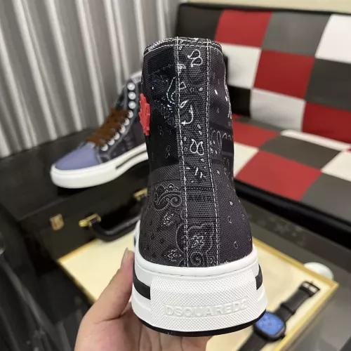 Replica Dsquared High Tops Shoes For Men #1387432 $82.00 USD for Wholesale