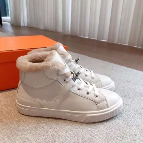 Replica Hermes High Tops Shoes For Women #1387547 $145.00 USD for Wholesale