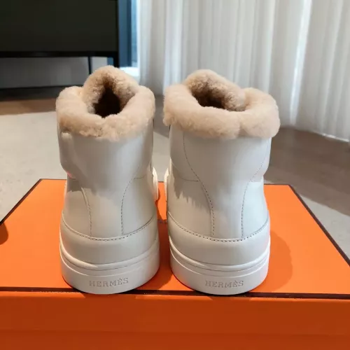 Replica Hermes High Tops Shoes For Women #1387547 $145.00 USD for Wholesale