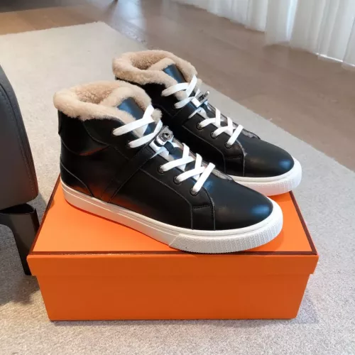 Replica Hermes High Tops Shoes For Men #1387552 $145.00 USD for Wholesale