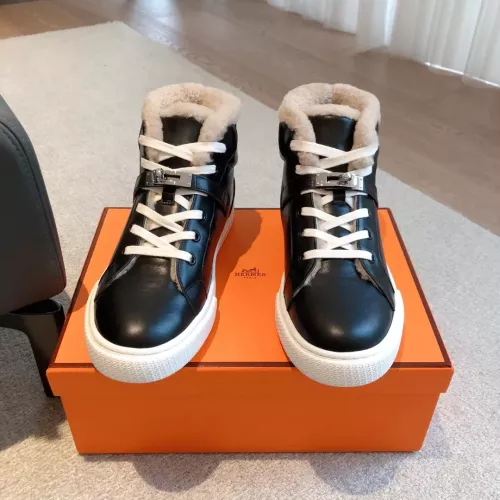 Replica Hermes High Tops Shoes For Women #1387553 $145.00 USD for Wholesale