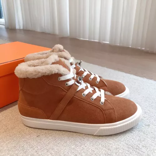Replica Hermes High Tops Shoes For Men #1387558 $145.00 USD for Wholesale