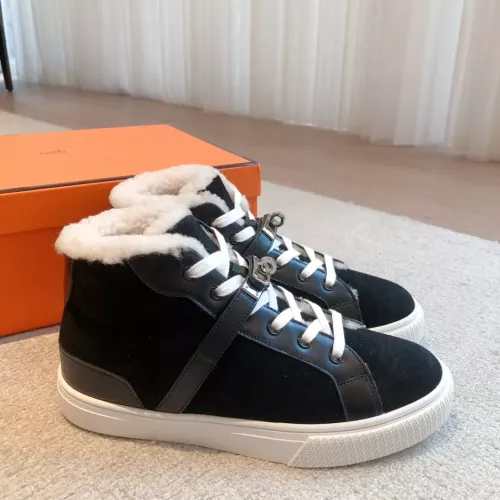 Replica Hermes High Tops Shoes For Men #1387560 $145.00 USD for Wholesale