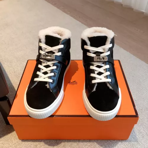 Replica Hermes High Tops Shoes For Women #1387561 $145.00 USD for Wholesale