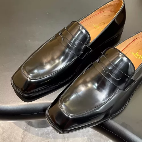 Replica Christian Louboutin Leather Shoes For Men #1387565 $172.00 USD for Wholesale